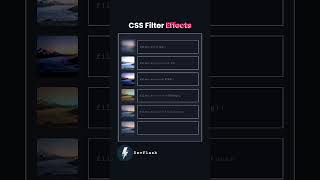 CSS Filter Effects con HTML, CSS