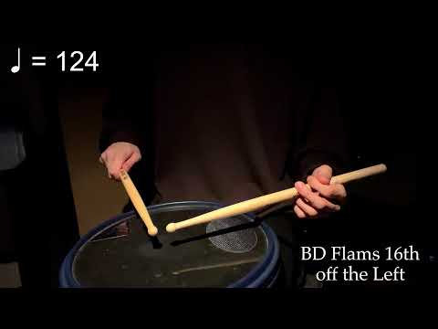 THIS IS The “BD Flams” but SUPERRRR “CURIOUS” arrangement…