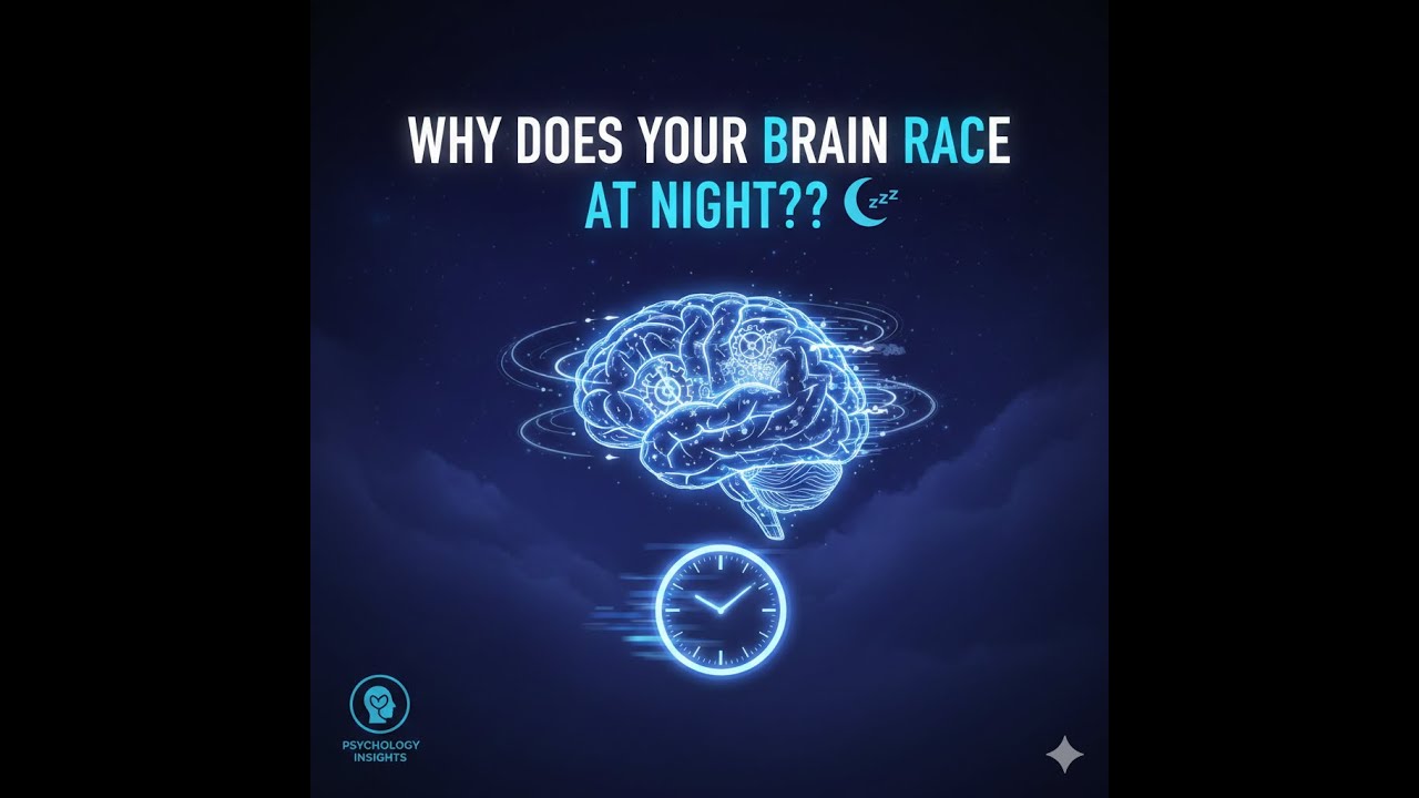 YOUR BRAIN RACING AT NIGHT? HERE'S WHY 👇