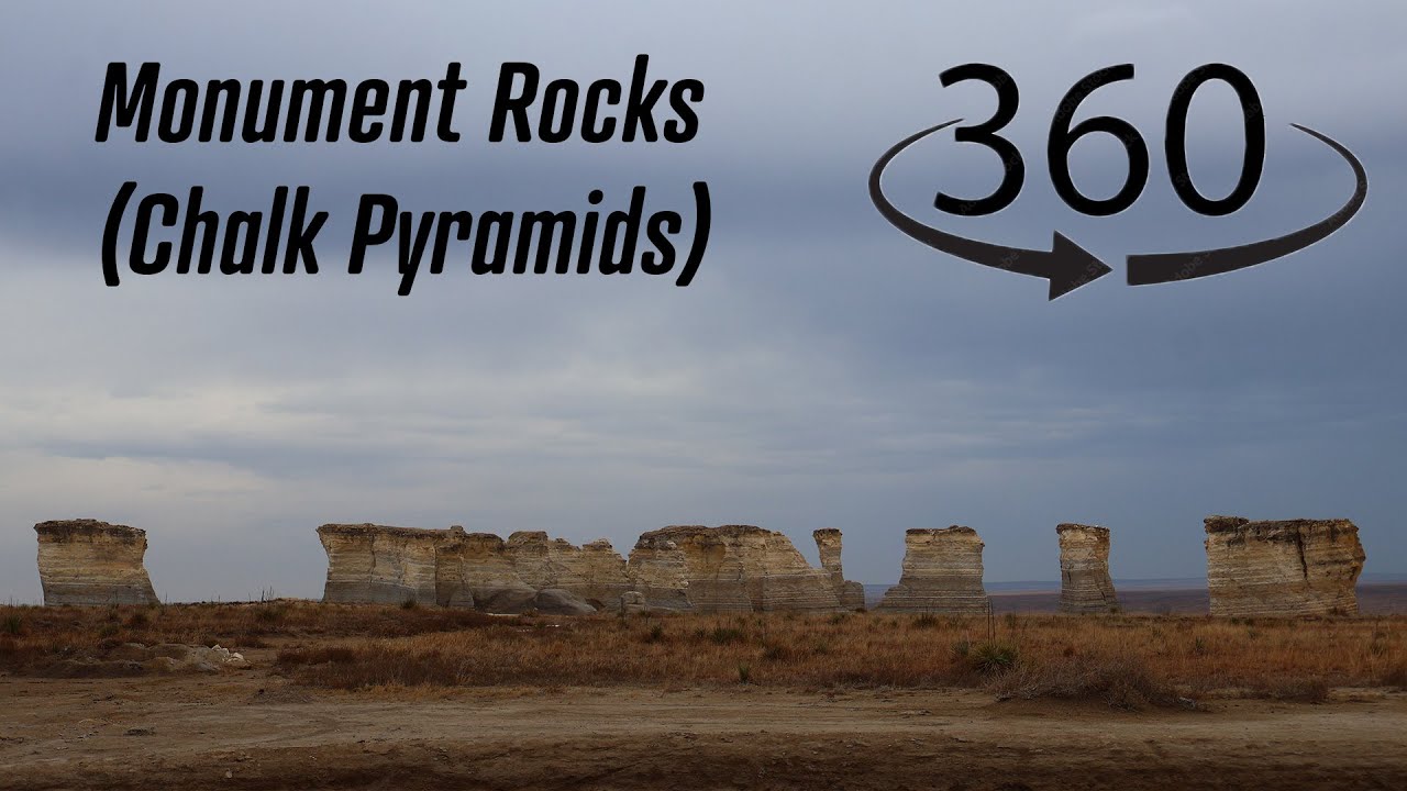 360° VR Journey: Chalk Pyramids, Kansas | Monument Rocks Adventure