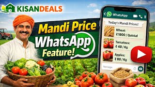 mandi price whatapp feature in KisanDeals screenshot 5