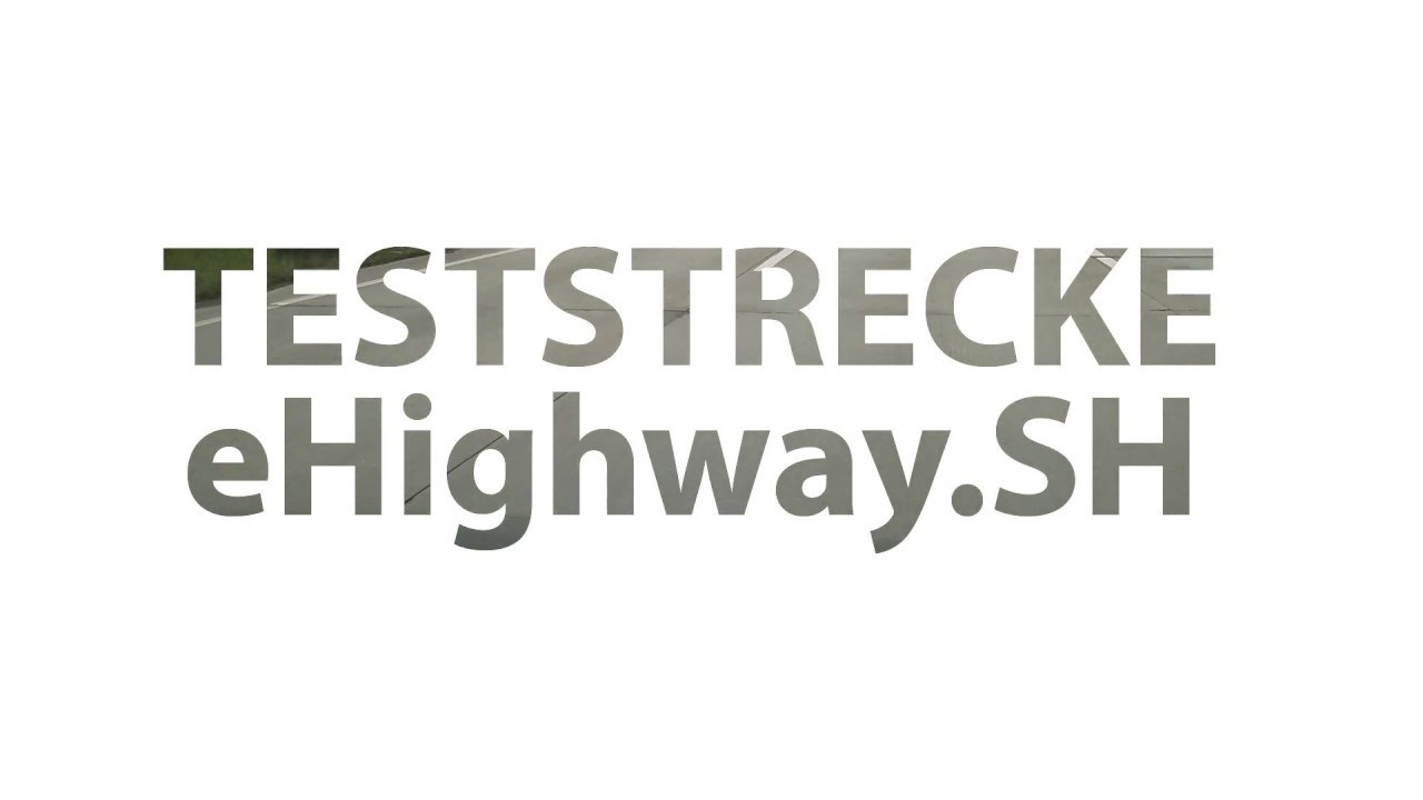 eHighway SH Teststrecke auf der A1 bei Lübeck (zwischen Reinfeld und dem Autobahnkreuz Lübeck)