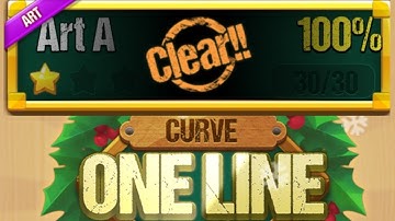 One line curve drawing (art A) 1 to 30 walkthrough