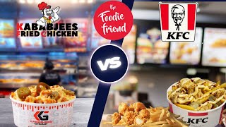 Kfc Vs Kababjees Cheesy Chicken Loaded Fries Vs Y Salsa Cheesy Loaded Fries