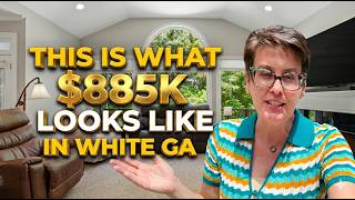 Homes for Sale in White Georgia Property Tour in Hawks Farm Gated Community Bartow County Georgia