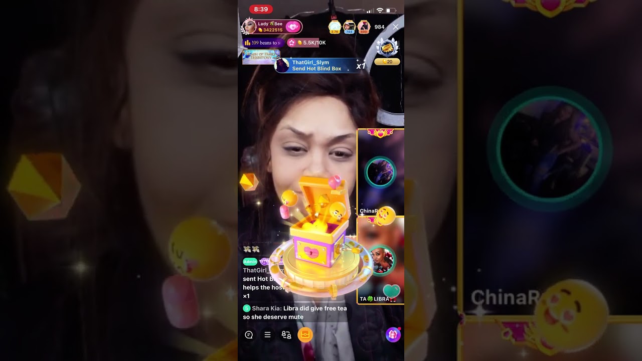 BIGO TEA: ⚠️ CHINA RED FIGHT TA LIBRA ARGUES ABOUT EBB PT1