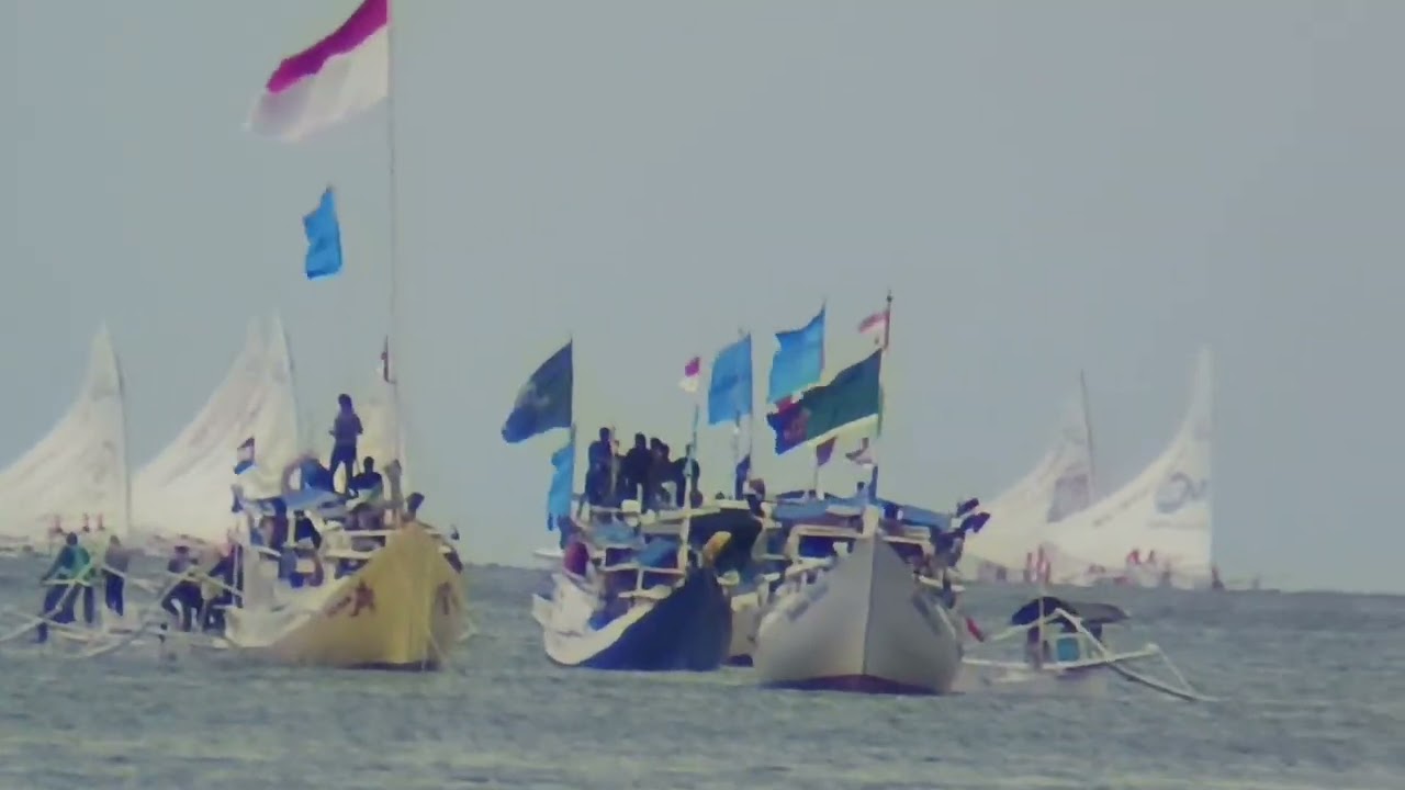 Sandeq silumba etape ke 5 keliling p. Karampuang ketatnya persaingan para passandeq