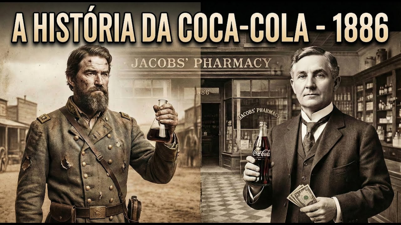 Como o VETERANO DE GUERRA Pemberton Criou a COCA-COLA e Candler Fez dela  um IMPÉRIO BILIONÁRIO !