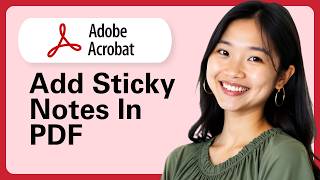 Learn How To Add Sticky Notes In PDF Using Adobe Acrobat Pro DC