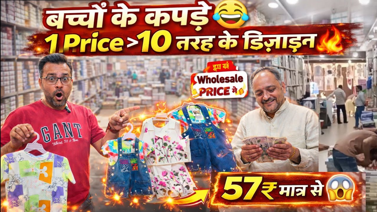 2026 Branded Kids Wear Wholesaler | Kids Wear Wholesale Market In Delhi | Gandhinagar Delhi Market