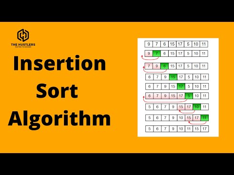 Insertion sort |Array Sorting Algorithm |The Hustlers