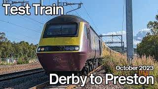 Test Train Drivers Eye View Derby To Preston