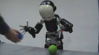 iCub playing with objects