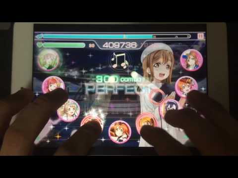 [スクフェス] 夏色えがおで1,2,Jump! MASTER [手元付き] (FULL COMBO)