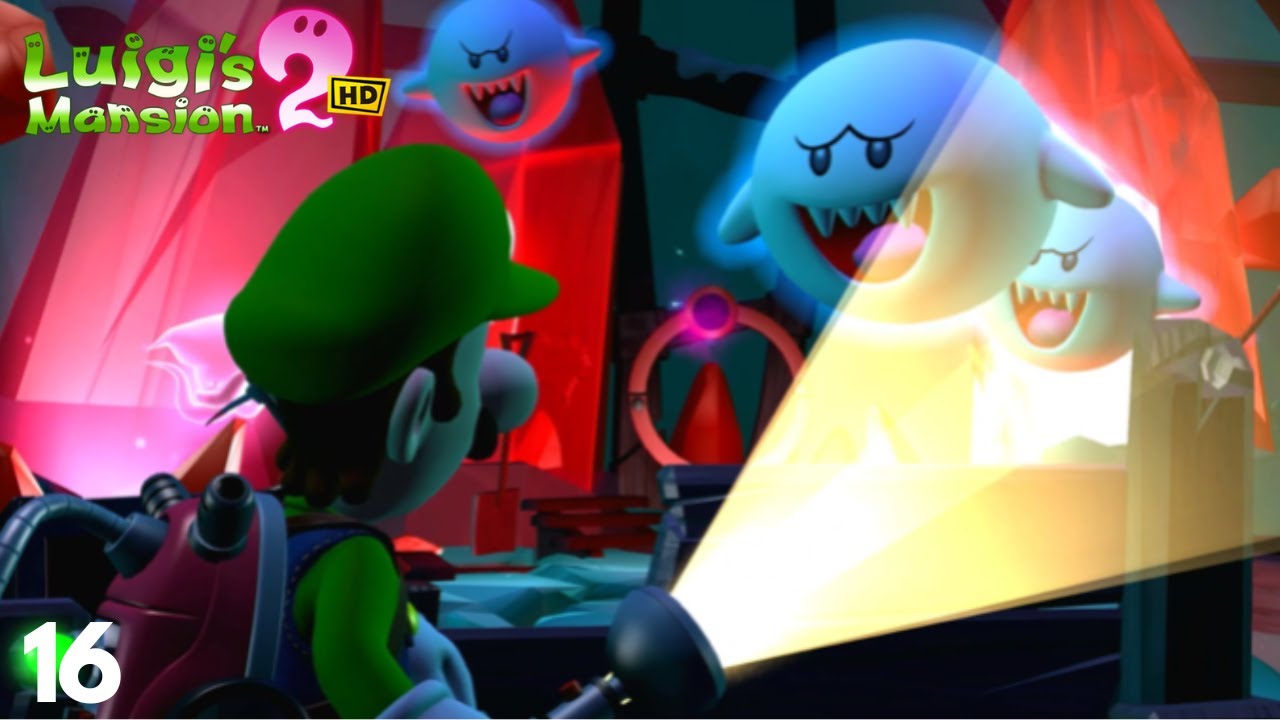 Fighting stronger variants of ghosts. - Luigi's Mansion 2 HD - YouTube