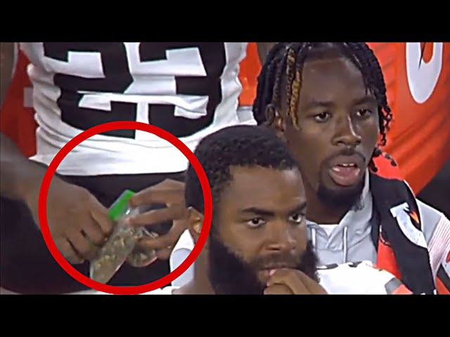 CAUGHT w/ DRUGS ON THE SIDELINE??😳