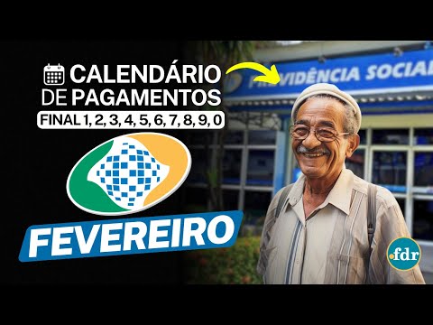 QUANDO O BENEFÍCIO DO INSS CAI NA CONTA EM FEVEREIRO? VEJA O CALENDÁRIO PARA APOSENTADORIA E PENSÃO