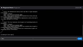 Instant Agent Test in agents.one Playground