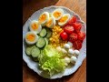 🥗 Fresh Salad Bowl with Creamy Golden Dressing – So Fresh &amp; Tasty! ✨