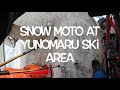 Snow moto at yunomaru ski area