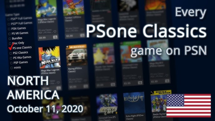 Every PSone CLASSICS game on the PlayStation Store (EU) 