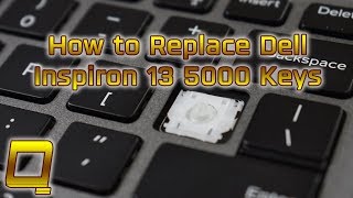 Replace your dell inspiron 13 5000 laptop keyboard keys with our easy
to follow video tutorials! visit us online purchase key replacement
kits...