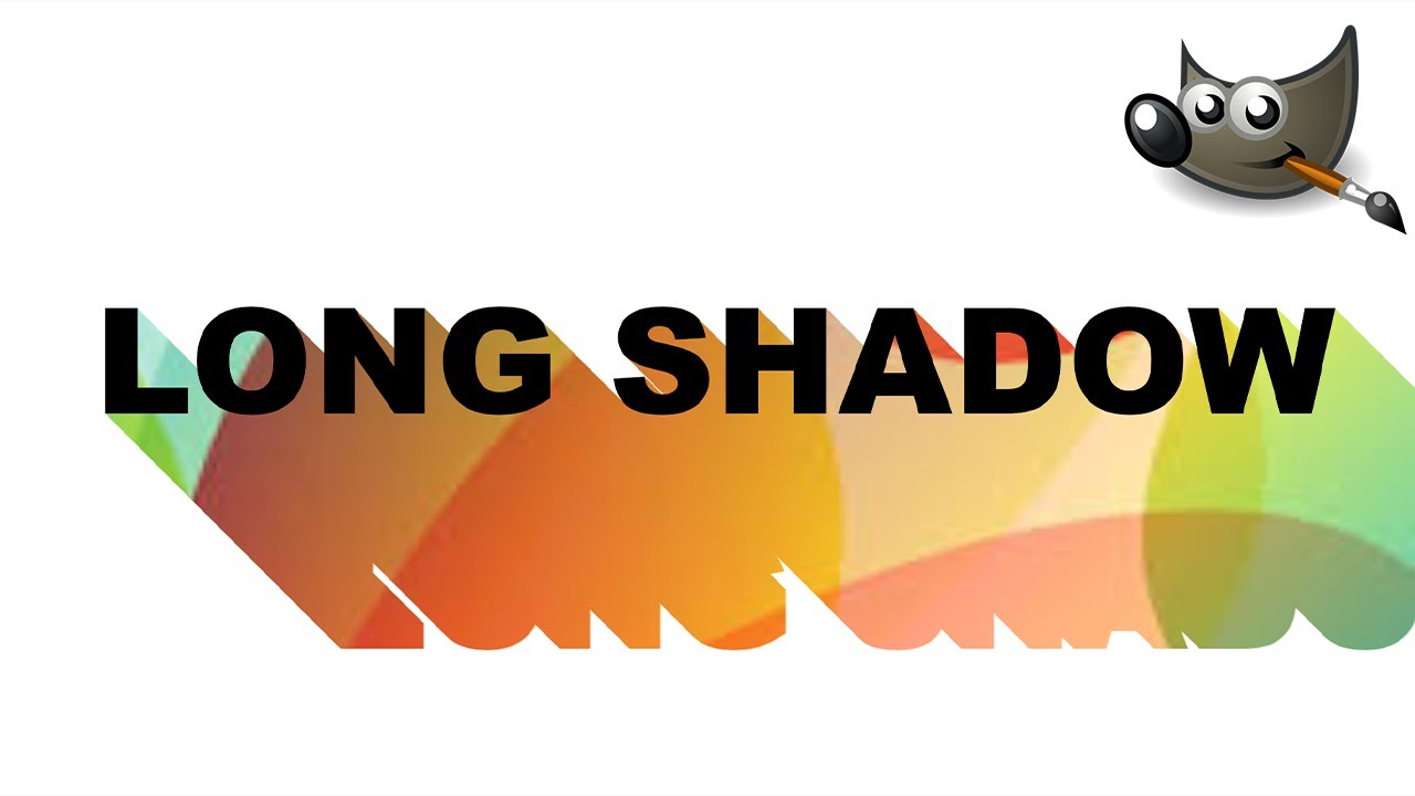 How to Add a Texture to a Long Shadow in Gimp - YouTube