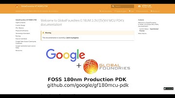 GF180MCU Tutorial - Single Video