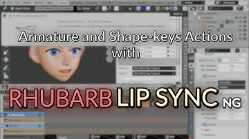 Using Shape keys in the Rhubarb Lipsync NG Blender Plugin