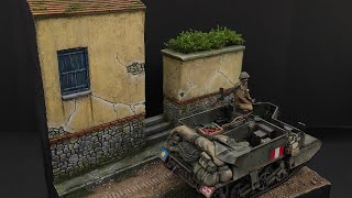 How To Build A House From Paster - 1/35 Scale Diorama 'Canadian Universal Carrier'