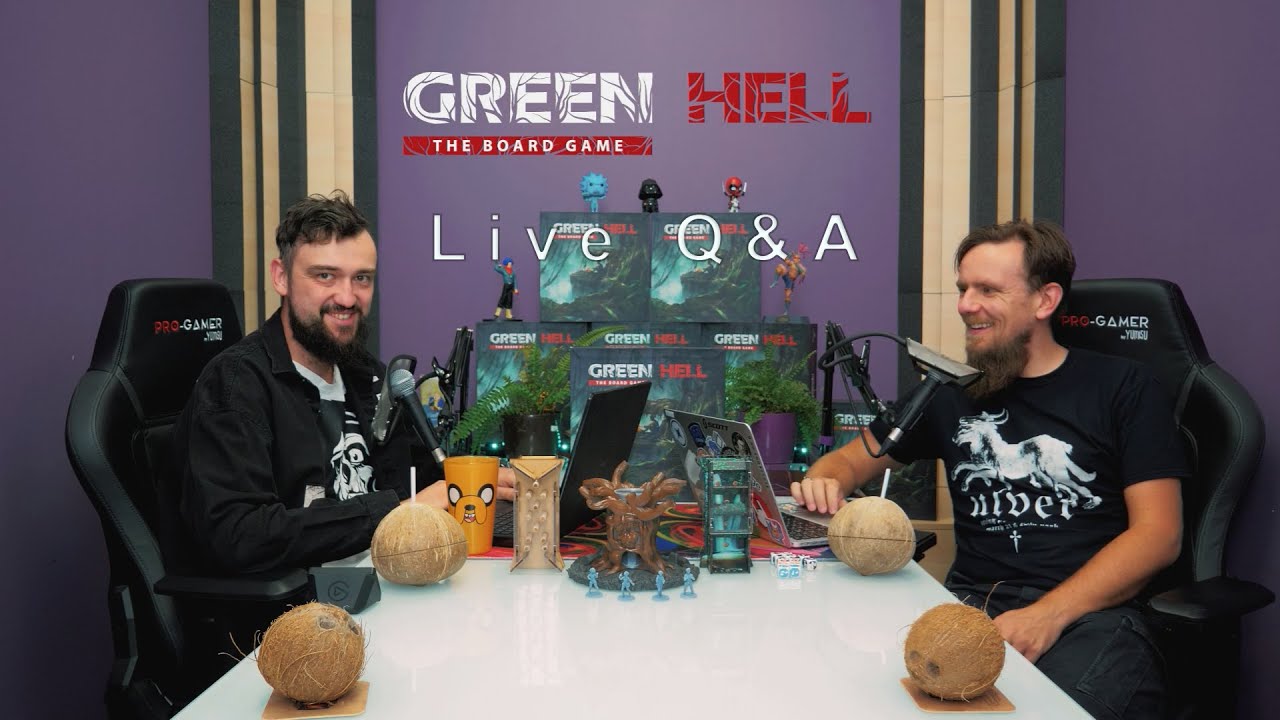Green Hell: The Board Game - Live Q&A - 03.09.2021