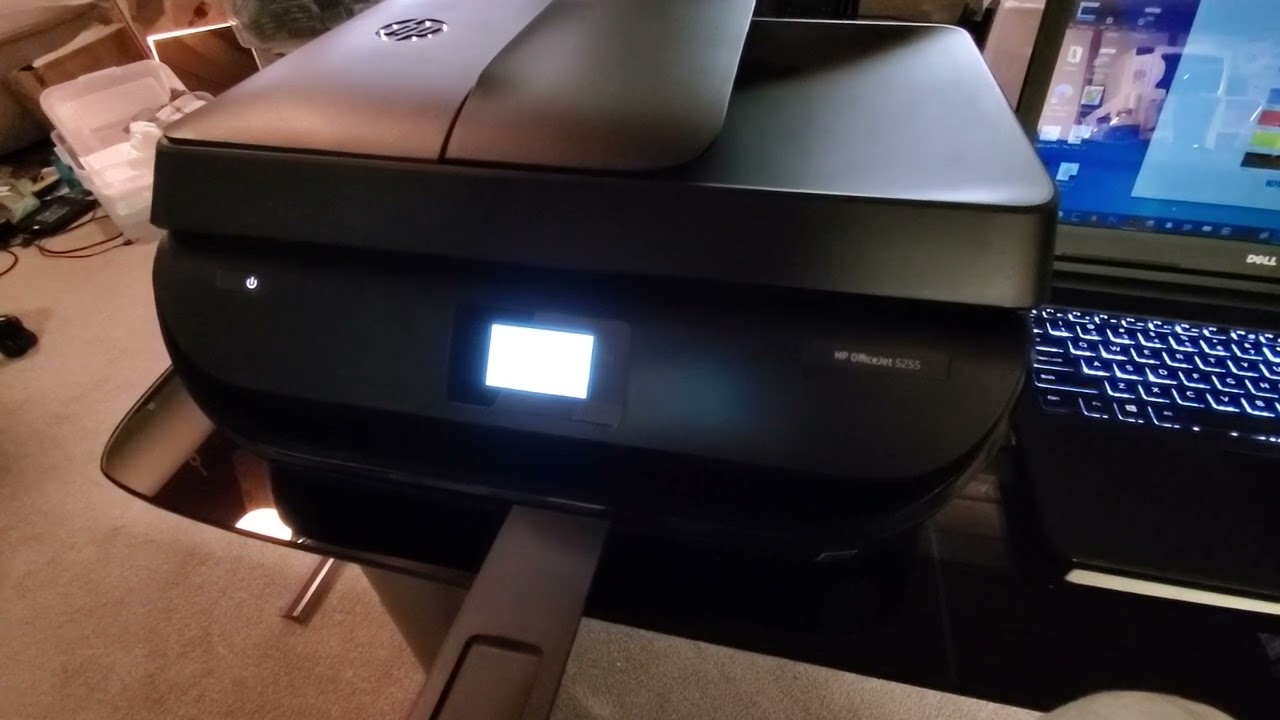 HP OfficeJet 5255 - CMYK Print Test