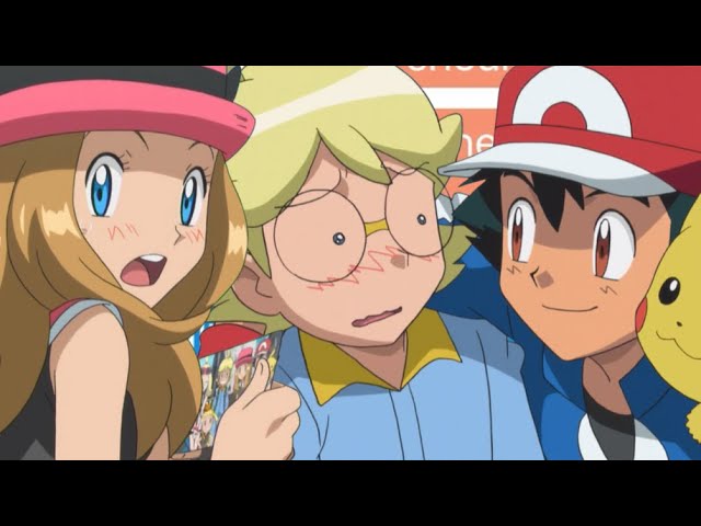 Pokémon XYZ kalos family. ASH, Serena, Clemont, and Bonnie