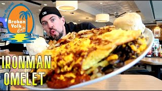 Ironman Food Challenge | Man Vs Food | Broken Yolk | Big Omelette Breakfast | New Record