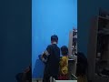 Latihan piano bareng adek