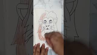Drawing Mufasa From The Lion King #drawing #mufasa #lionking #disney