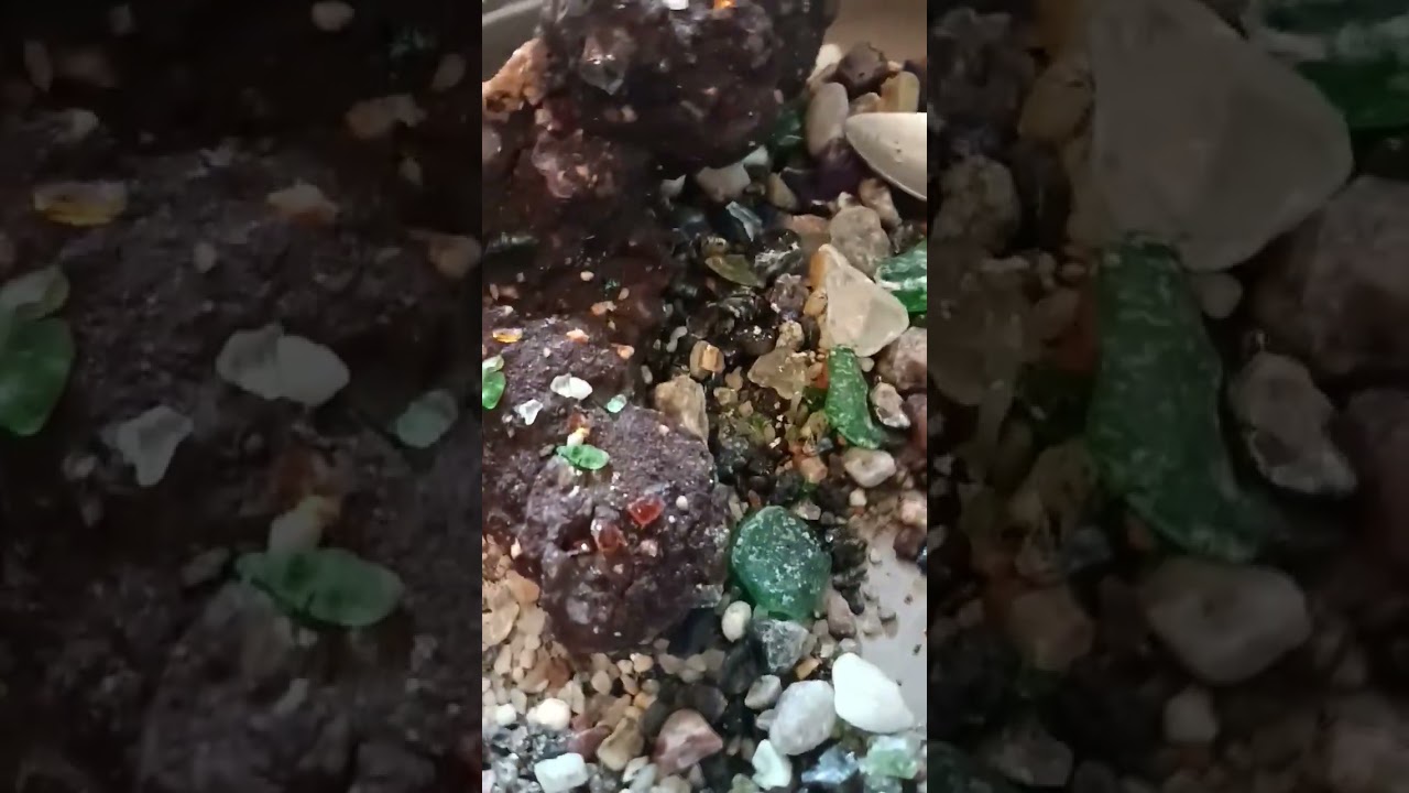 Raw uncut rough diamonds look like this video