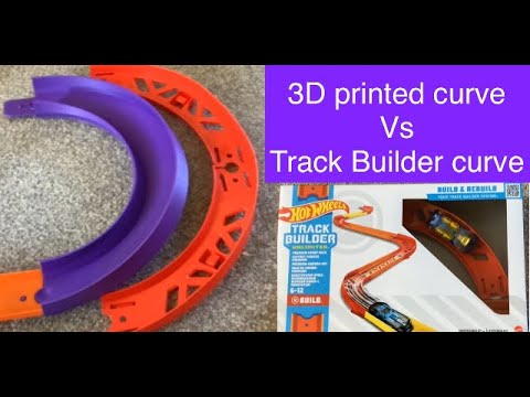 Passiv Melting I stor skala Hot wheels: 3D printed track compared with Track Builder Curves Pack -  YouTube