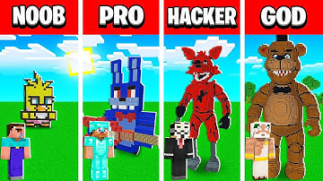 Minecraft - NOOB vs PRO vs HACKER vs GOD: FIVE NIGHTS AT FREDDY