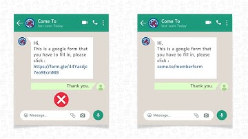 Come To URL Shortener - Simple and fast URL shortener