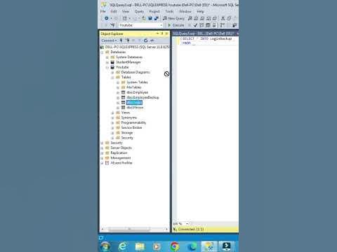 How to create backup of table in SQL - YouTube