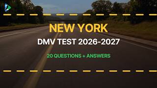 New York Permit Practice Test 2026-2027 Test 2 - 20 Real Questions with Explained Answers