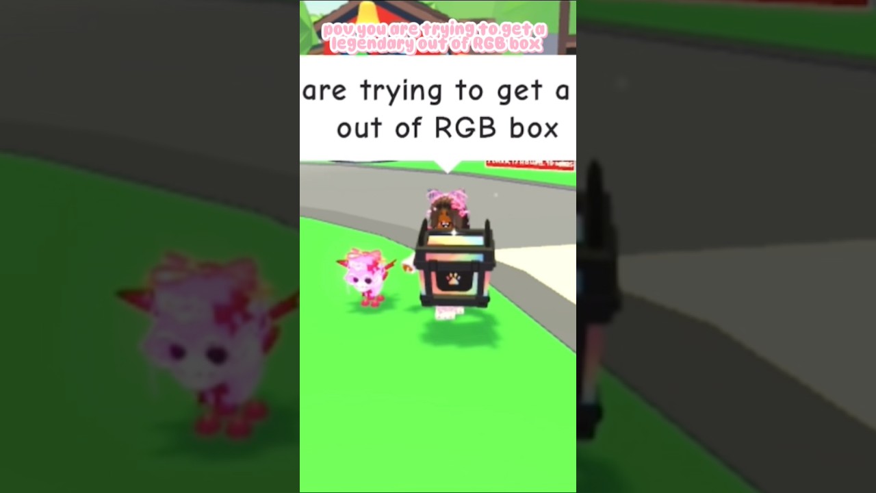 POV: you are trying to get a legendary out of RGB box but.. 