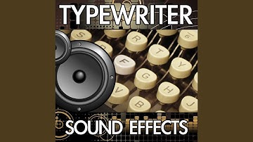 Typewriter Electric Space Bar (Version 1) (Pressing Press Hitting Hit Electronic Modern Type...