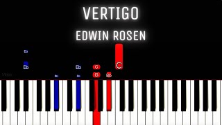 Vertigo - Edwin Rosen [PIANO TUTORIAL + SHEET MUSIC]