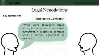 Master Legal English Course [ Part of the lesson ] - legal negotiation - Legal Talk &amp; discussion