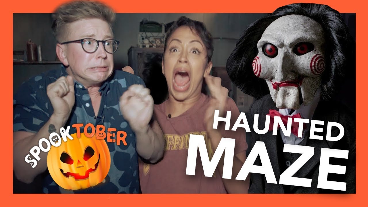 ⁣Haunted Maze with Liza Koshy