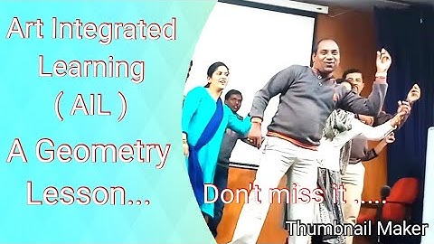 #Art Integrated Learning ( AIL ) Introducing Shape