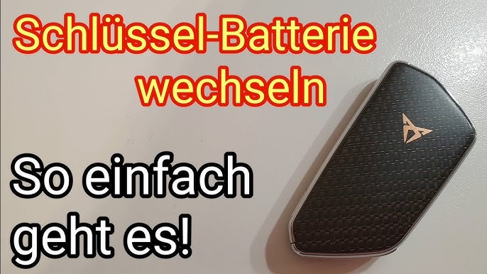 SEAT Leon Schlüssel Batterie wechseln 🔋so einfach gehts 