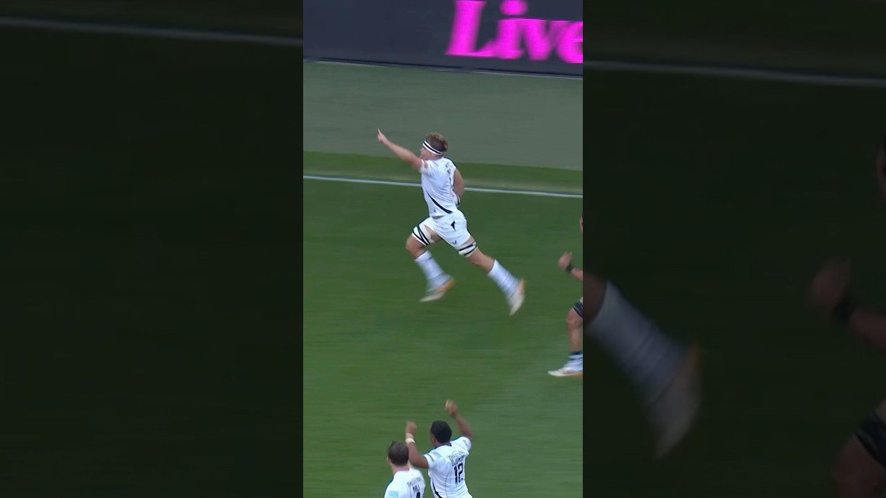 Guy Pepper with a spectacular finish 🤩 | @PREM-Rugby | #PREMRugby